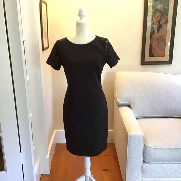 Perfect for New Years! Look at these sleeves! TOMMY HILFIGER lbd EUC Sz 8 - Picture 3 of 5